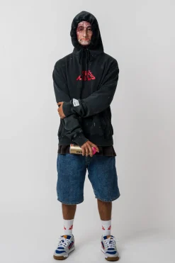 ATK DISTRESSED LOGO HOODIE