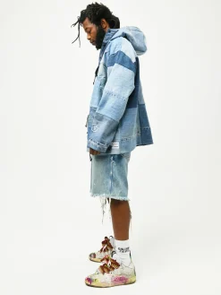 DENIM ANORAK JACKET