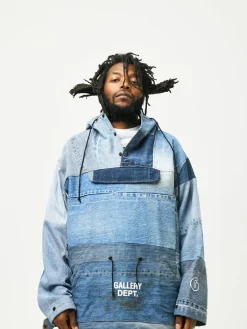 DENIM ANORAK JACKET