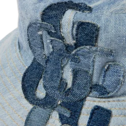 G PATCH DENIM BUCKET HAT
