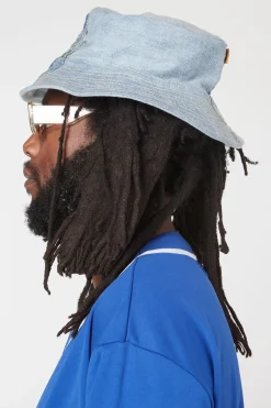G PATCH DENIM BUCKET HAT