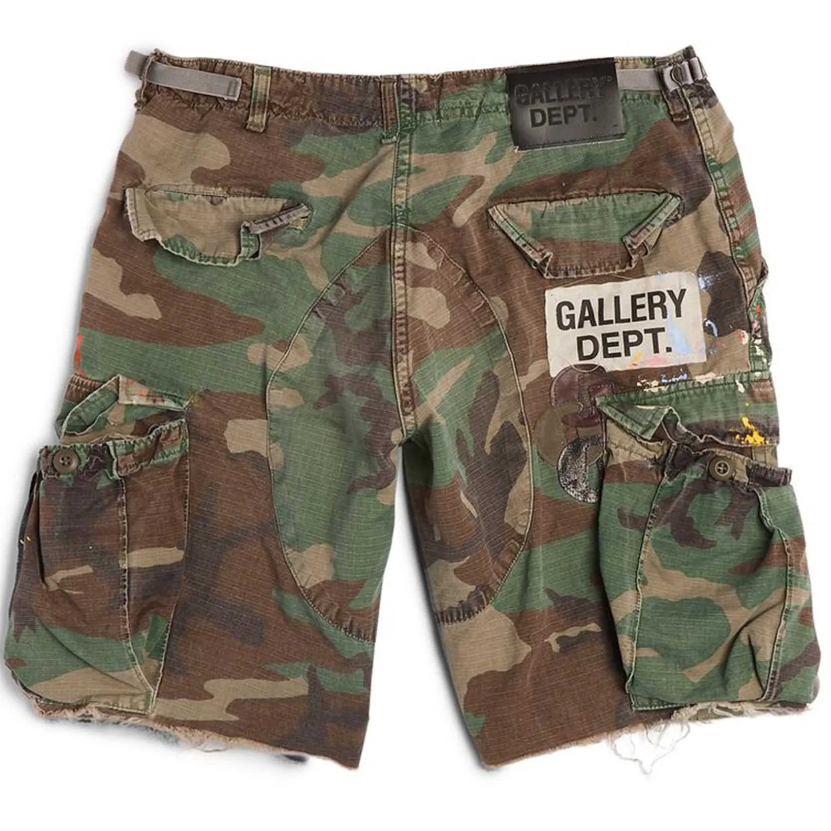 G PATCH WOODLAND CAMO CARGO SHORTS