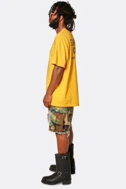 G PATCH WOODLAND CAMO CARGO SHORTS