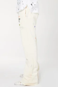 GD PAINTED FLARE SWEATPANT