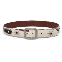 PAINTED STUDDED BELT