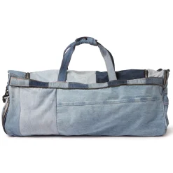 RECYCLED DENIM DUFFLE BAG